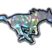 SMU Silver 3D Reflective Decal image 1