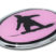 Snowboarding Pink Chrome Emblem image 2