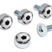 Soccer Ball License Plate Frame Screw Caps image 3
