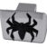 Black Lightning Spider Chrome Hitch Cover image 3