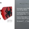 Black Lightning Spider Red Hitch Cover image 3