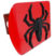 Black Lightning Spider Red Hitch Cover image 1