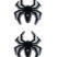 Lightning Spider Black and Chrome Emblem Minis image 1