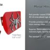 Lightning Spider Red Hitch Cover image 3