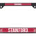 Stanford University Cardinals Black License Plate Frame image 1