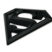 Superman Black Metal Emblem image 2
