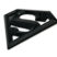 Superman Black Metal Emblem image 4