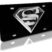 Superman Silver 3D Black License Plate image 1