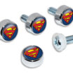 Superman License Plate Frame Screw Caps image 3