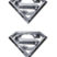 Superman Chrome Emblem Minis image 1