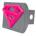 Supergirl Pink and Brushed Hitch Cover image 2