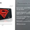 Superman 3D Red / Black License Plate image 4
