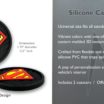 Superman Silicone Car Coasters image 4