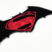 Batman v Superman Red 3D Reflective Decal image 6