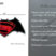 Batman v Superman Red 3D Reflective Decal image 4