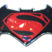 Batman v Superman Red 3D Reflective Decal image 1