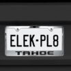 Chevy Black Tahoe Chrome License Plate Frame image 6