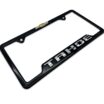 Chevy Tahoe Black Open License Plate Frame image 8