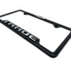 Chevy Tahoe Black Open License Plate Frame image 7