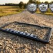 Chevy Tahoe Black Open License Plate Frame image 2