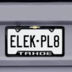 Chevy Tahoe Black Open License Plate Frame image 6