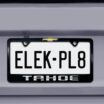 Chevy Tahoe Black License Plate Frame image 6
