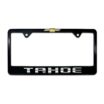 Chevy Tahoe Black License Plate Frame image 1