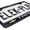 Tahoe 4x4 Standard Black License Plate Frame image 4