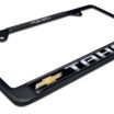 Tahoe 4x4 Standard Black License Plate Frame image 6
