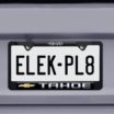 Tahoe 4x4 Standard Black License Plate Frame image 2