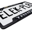 Tahoe Chevy Open Black License Plate Frame image 5