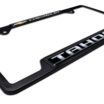 Tahoe Chevy Open Black License Plate Frame image 6