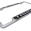 Tahoe Chevy Open Chrome License Plate Frame image 6