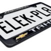 Tahoe Chevy Standard Black License Plate Frame image 5