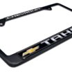 Tahoe Chevy Standard Black License Plate Frame image 6