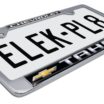 Tahoe Chevy Standard Chrome License Plate Frame image 5