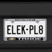 Tahoe Chevy Standard Chrome License Plate Frame image 2