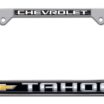 Tahoe Chevy Standard Chrome License Plate Frame image 4