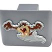 Tasmanian Devil Matte Chrome Hitch Cover image 6