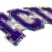 TCU Purple 3D Reflective Decal image 3