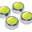 Tennis Ball License Plate Frame Screw Caps image 1