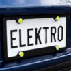 Tennis Ball License Plate Frame Screw Caps image 2