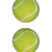 Tennis Ball Chrome Emblem Minis image 1