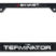 3D Terminator Skynet Black Metal License Plate Frame image 1