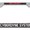 Terminator Cyberdyne Chrome License Plate Frame image 1