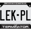 Terminator Come With Me Open License Plate Frame image 3