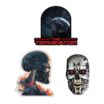 Terminator T-800 Robot Decal 3-Pack image 1