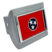 Tennessee Chrome Flag Brushed Chrome Hitch Cover image 1