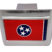 Tennessee Chrome Flag Chrome Hitch Cover image 3