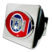 Tennessee Flag Emblem on Chrome Hitch Cover image 1